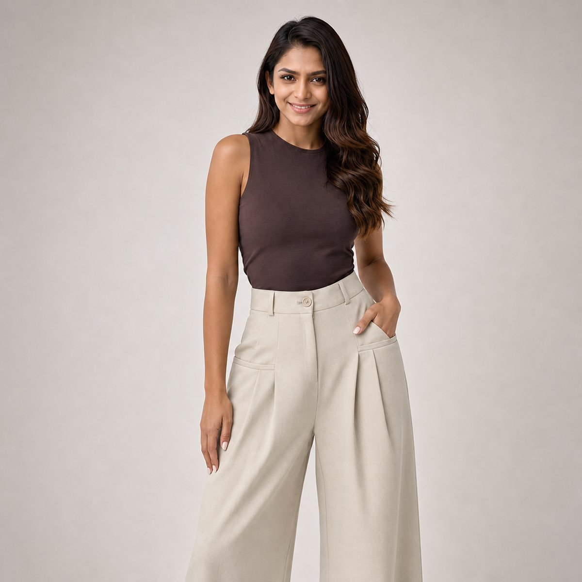 Pantalón Palazzo para Mujer – Eyyo Atelier EYO14604 - Image 2