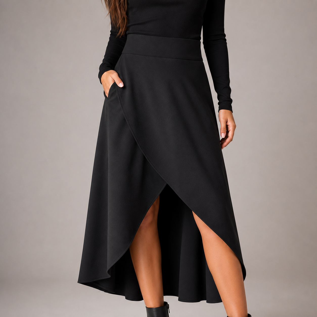 Falda Casual Asimétrica para Mujer – Janes 17811