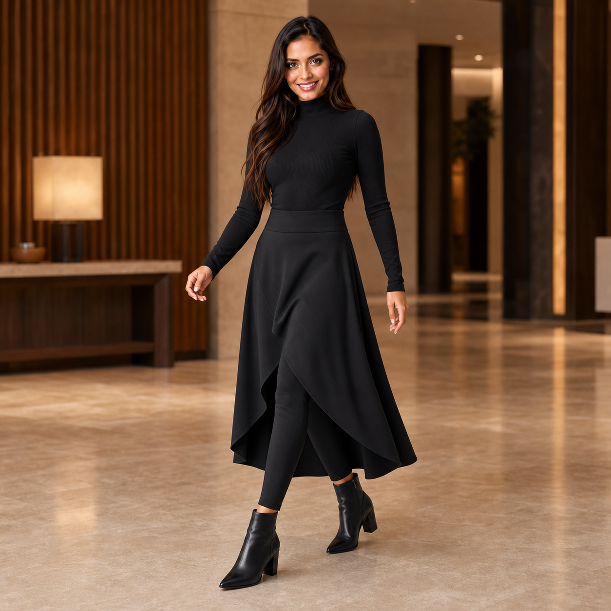 Falda Casual Asimétrica para Mujer – Janes 17811 - Image 3