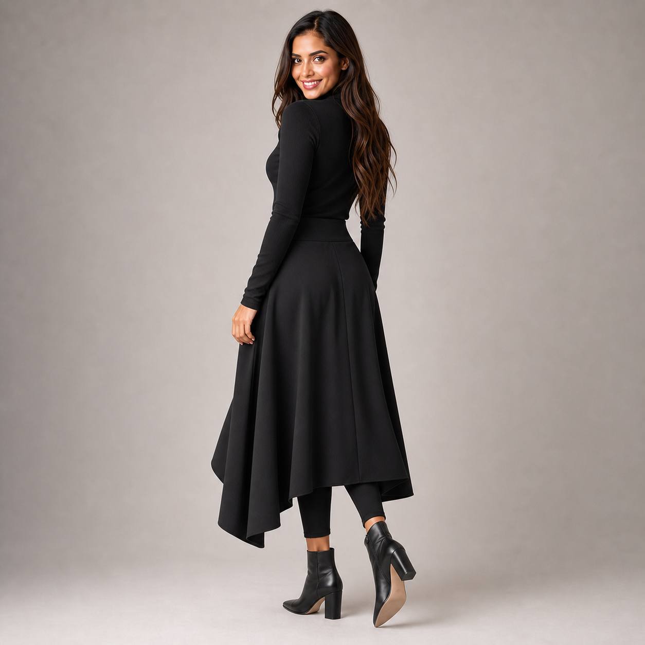 Falda Casual Asimétrica para Mujer – Janes 17811 - Image 2