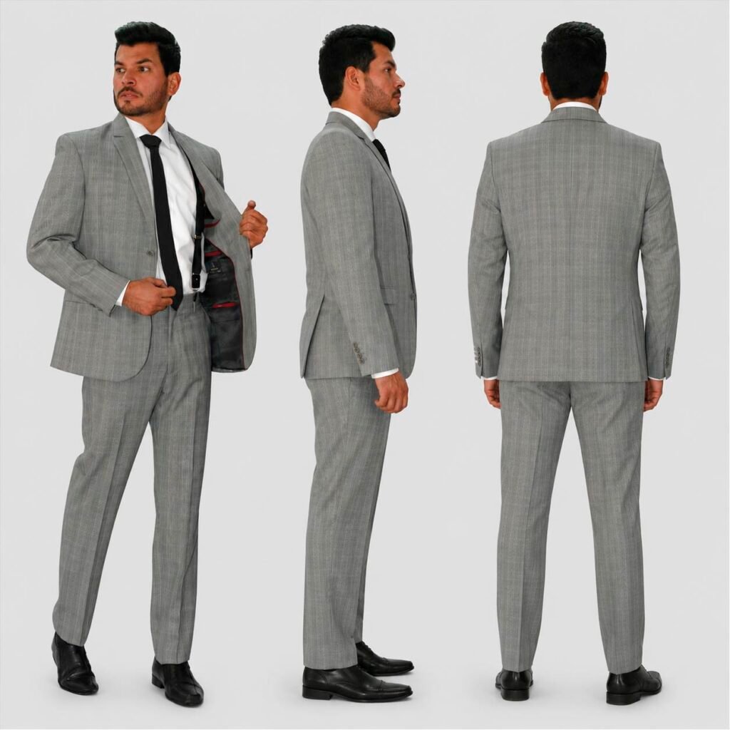 Terno Caballero Jmb Barrington 2101-gs Cuadros