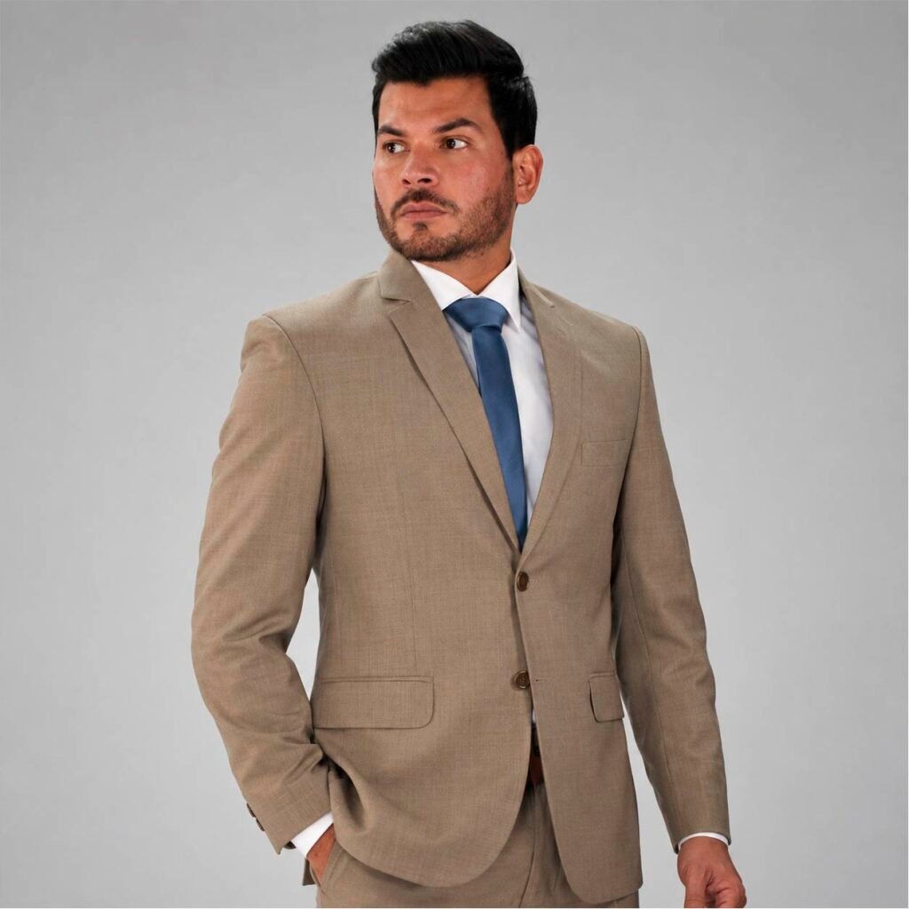 Terno Caballero Jmb Barrington 2407-jg Cuadriculado 2/bot 2/aber