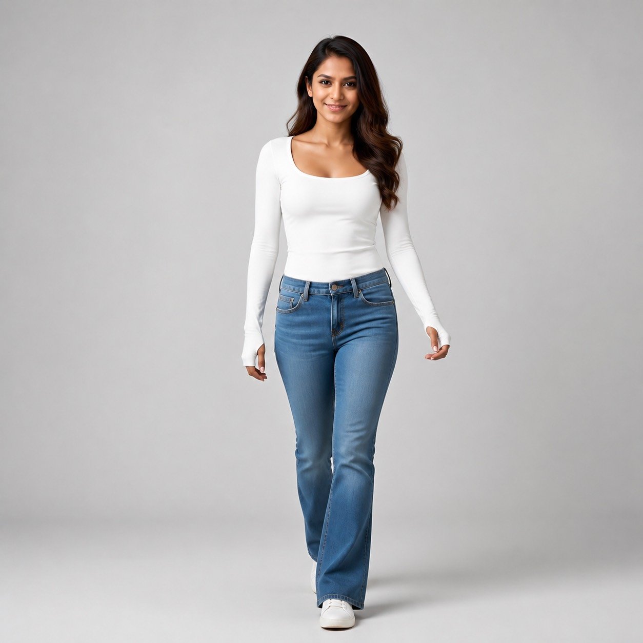 Blusa Blanca de Cuello Cuadrado para Mujer – CTN 2714 - Image 5