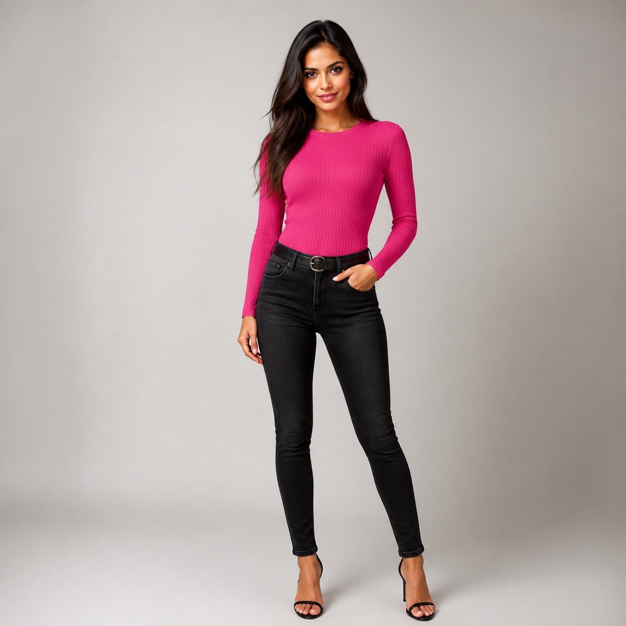 Body Acanalado Fucsia para Mujer – Qu Style 35501