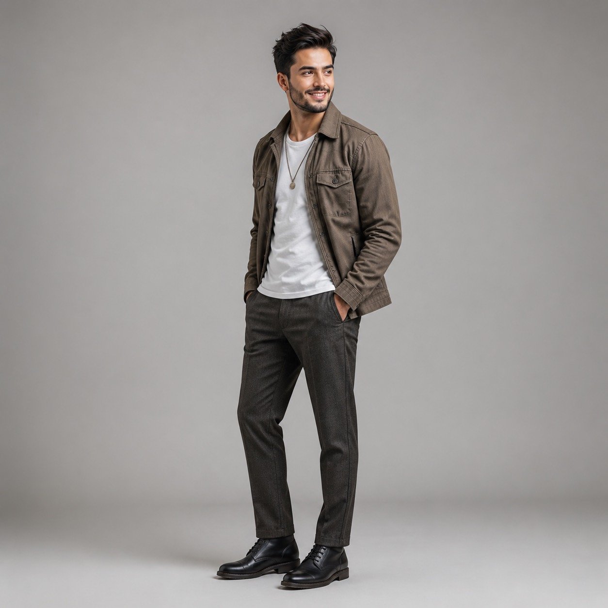 Pantalón Wallat Labrado Café para Hombre – TONELE999-001 - Image 3