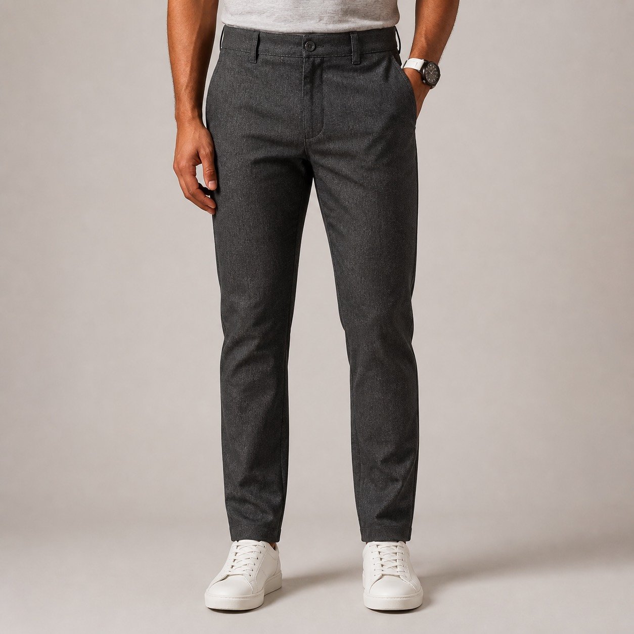 Pantalón Wallat Labrado Gris Carbón para Hombre – PRMT999-171 - Image 2