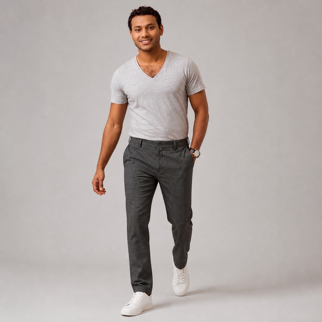 Pantalón Wallat Labrado Gris Carbón para Hombre – PRMT999-171 - Image 5