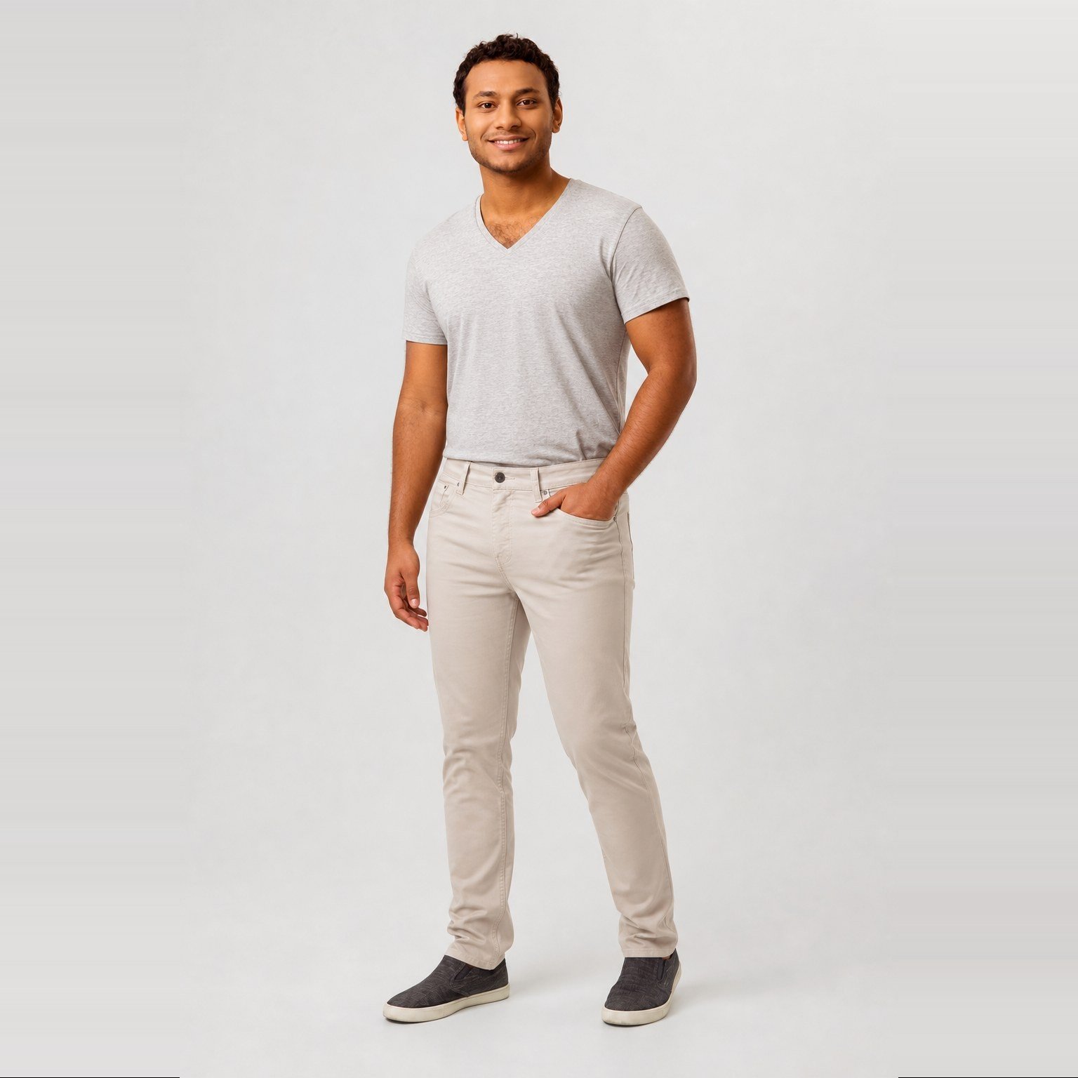 Pantalón Clásico Beige para Hombre – Ragazzi H-1804