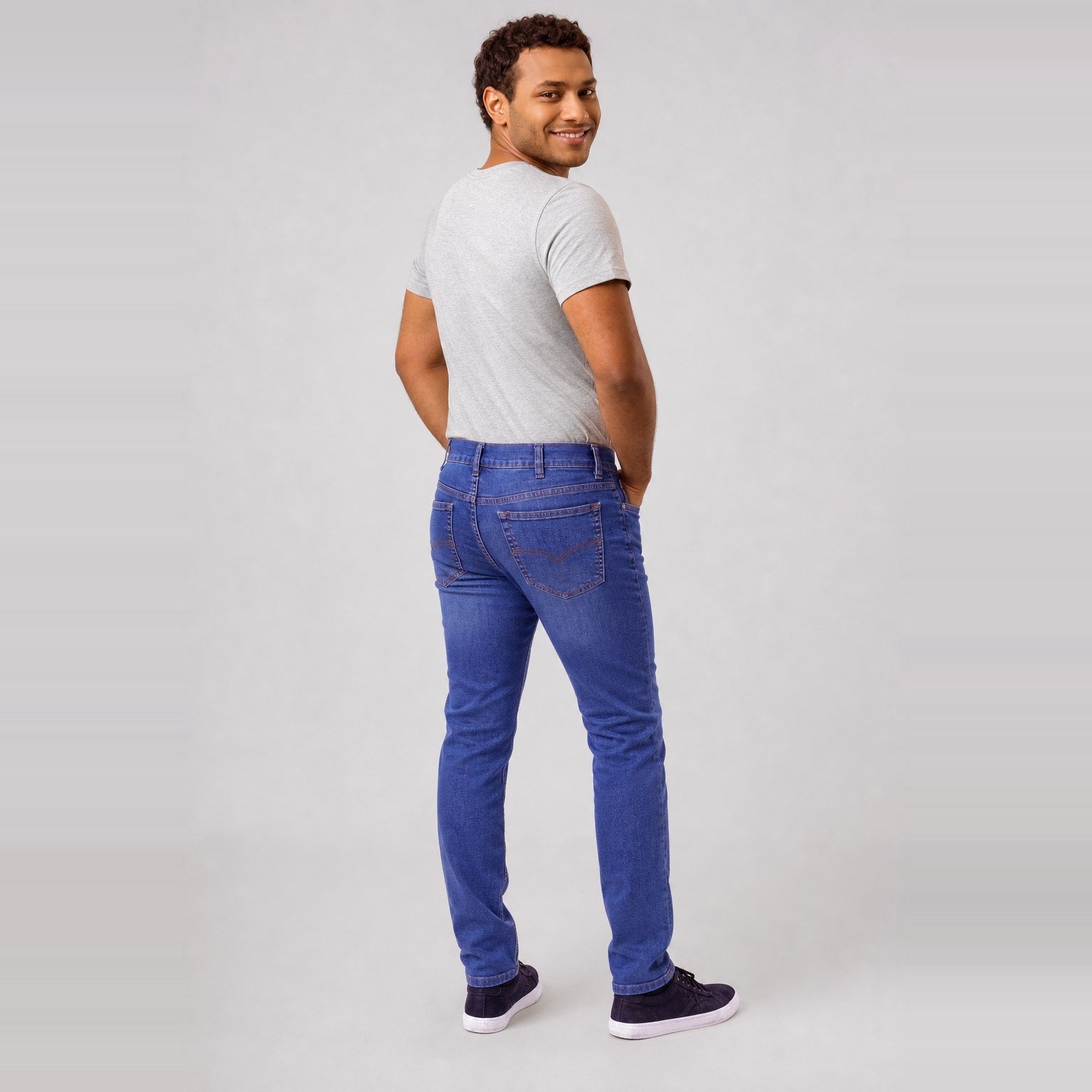 Jean Azul Regular para Hombre – Ragazzi 2403 - Image 4