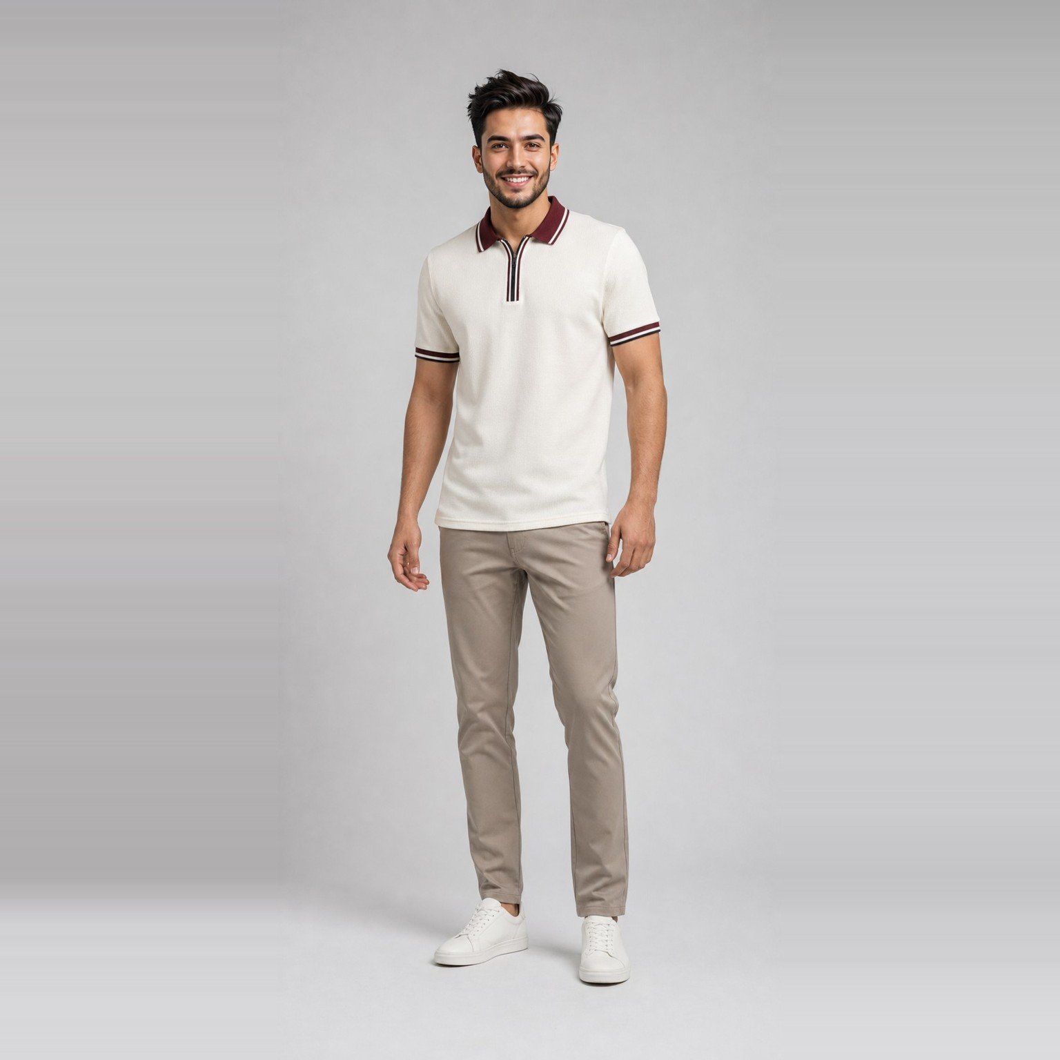 Polo Hargop Blanco para Hombre – Studio Bax 405039