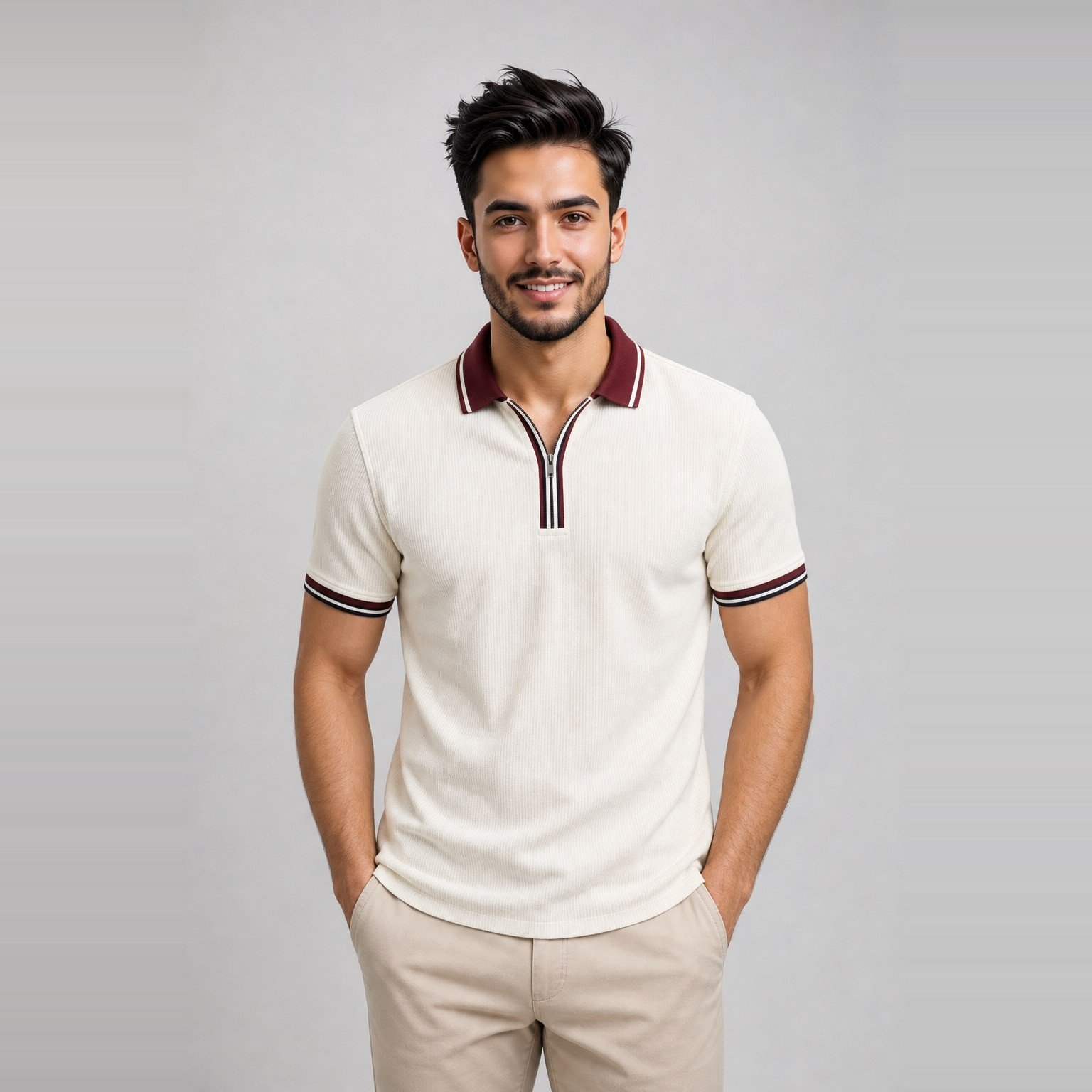Polo Hargop Blanco para Hombre – Studio Bax 405039 - Image 2
