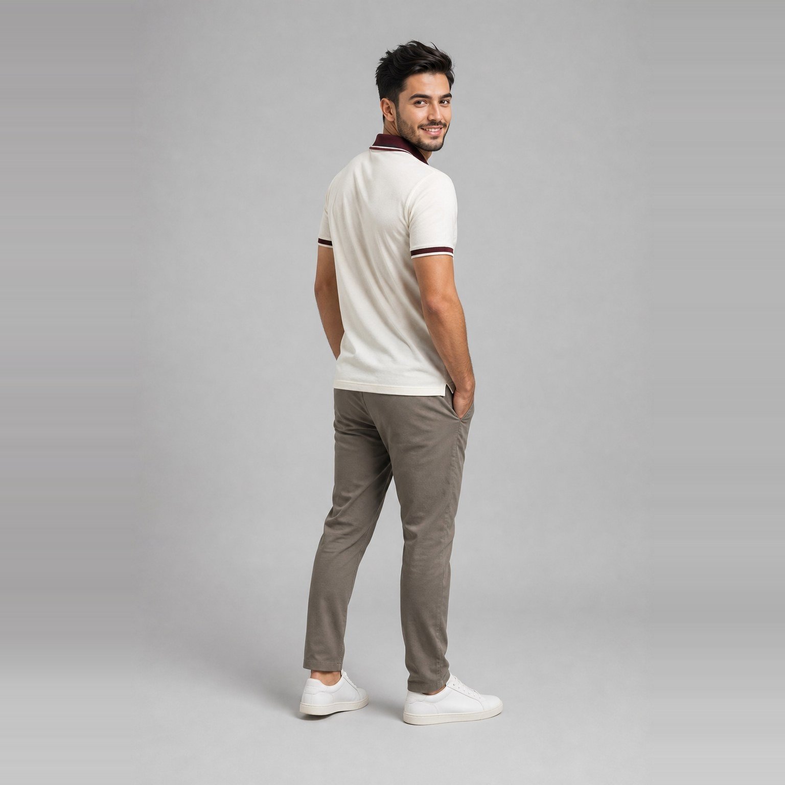 Polo Hargop Blanco para Hombre – Studio Bax 405039 - Image 4