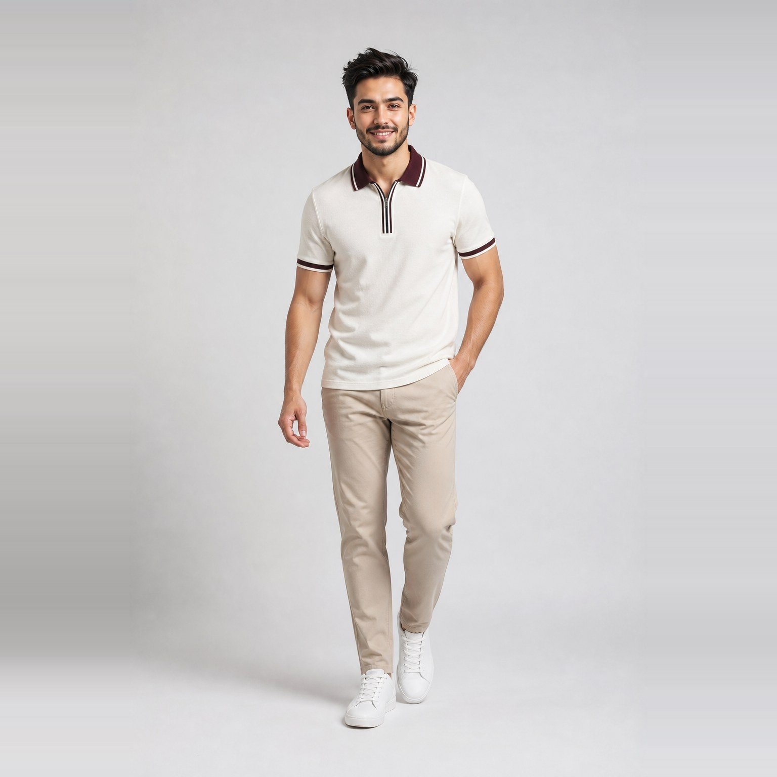Polo Hargop Blanco para Hombre – Studio Bax 405039 - Image 5