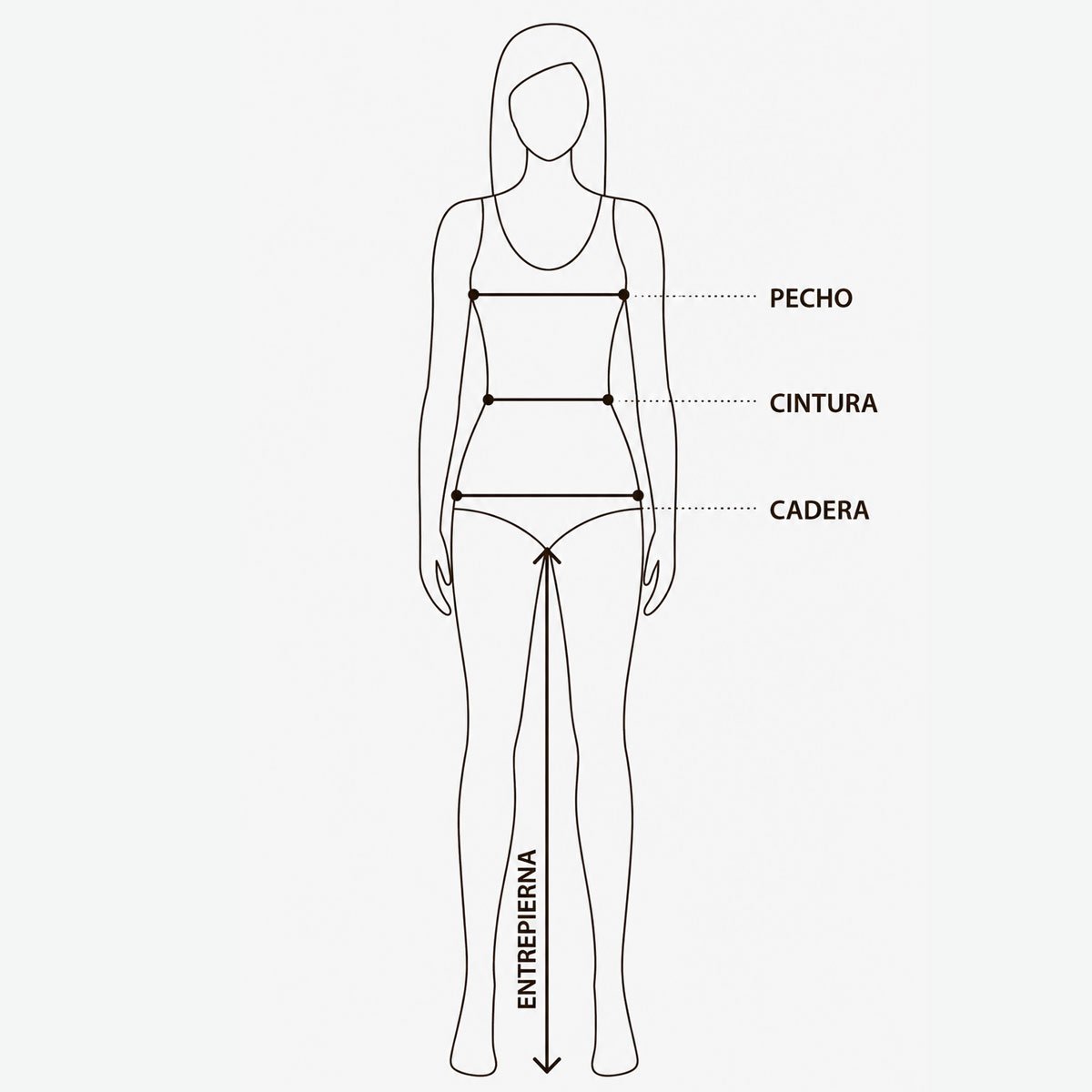 Referencia visual para tomar las medidas