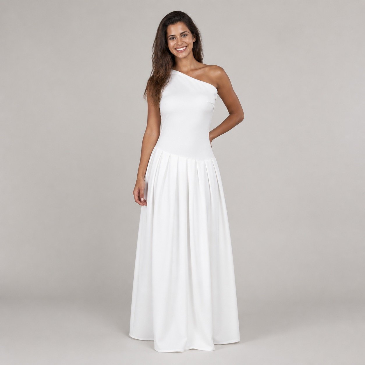 Vestido Plisado Perla para Mujer – Eyyo Atelier EYO14243 - Image 2