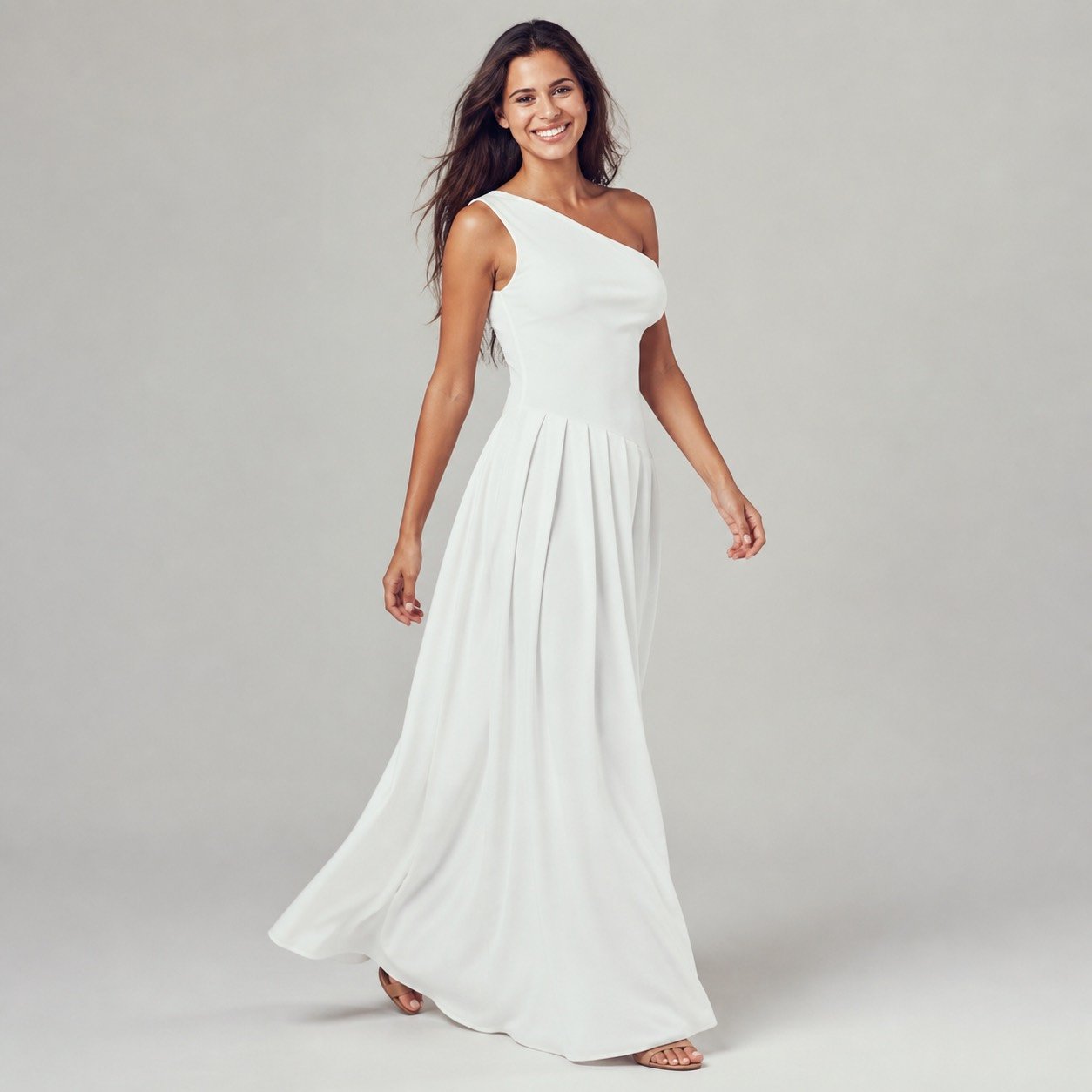 Vestido Plisado Perla para Mujer – Eyyo Atelier EYO14243 - Image 5